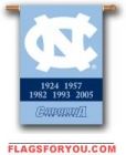 North Carolina Tar Heels Champion Years Banner