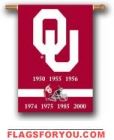 Oklahoma Sooners Champion Years Banner