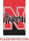 Applique - University of Nebraska Garden Flag