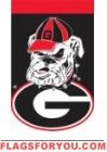 Applique - University of Georgia House Flag