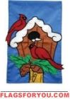 20 Welcome Birdhouse Cardinal House Flags