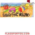 Sandy Feet Mailbox Cover