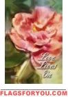Love Lives On Garden Flag
