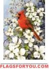 Cardinal / Dogwood House Flag