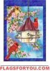 Cardinal House Garden Flag