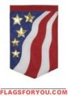 Applique - Stars & Stripes House Flag