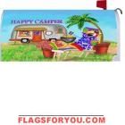 Happy Camper Parrot Mailbox Cover