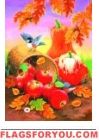 Apples/Leaves Garden Flag