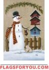 Snowman / Crackle House Flag