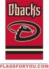 Diamondbacks Applique Banner Flag 44" x 28"