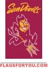 Arizona State Sun Devils Applique Banner Flag 44" x 28"