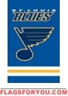 St. Louis Blues Applique Banner Flag 44" x 28"
