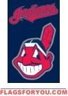 Indians Applique Banner Flag 44" x 28"