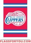 LA Clippers Applique Banner Flag 44" x 28"