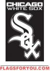 White Sox MLB Applique Banner Flag