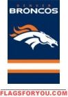 Broncos Applique Banner 44" x 28"