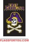 East Carolina Pirates Applique Banner Flag 44" x 28"