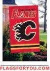 Calgary Flames Applique Banner Flag 44" x 28"