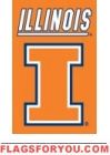 Illinois Applique Flag 44" x 28"