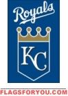 Royals Applique Banner Flag 44" x 28"