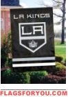 Los Angeles Kings Applique Banner Flag 44" x 28"