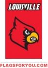 Louisville Cardinals Applique Banner Flag 44" x 28"
