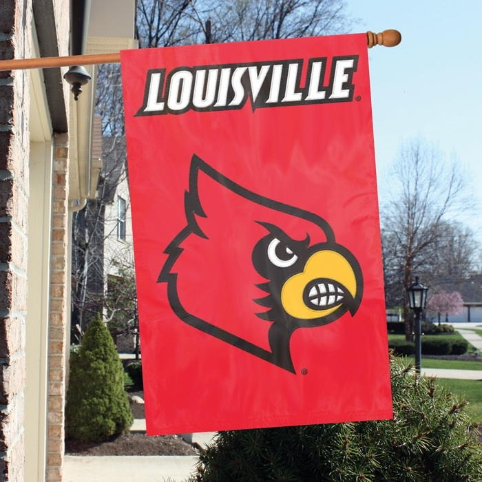 Louisville Cardinals Garden Flag Yard Banner - 13x18 Inches - NCAA Team