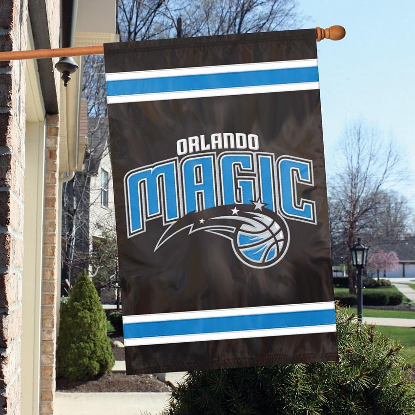 Orlando Magic Applique Banner Flag 44" x 28" & more garden flags at