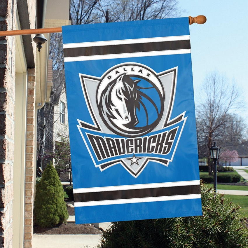 Dallas Mavericks Applique Banner Flag 44" x 28" & more ...