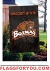 Oregon State Beavers Applique Banner Flag 44" x 28"