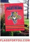Florida Panthers Applique Banner Flag 44" x 28"