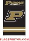 Purdue Boilermakers Applique Banner Flag 44" x 28"