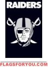 Raiders Applique Banner 44" x 28"