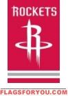Houston Rockets Applique Banner Flag 44" x 28"