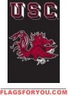 South Carolina Gamecocks Applique Banner Flag 44" x 28"