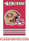 Forty-niners Applique Banner 44" x 28"