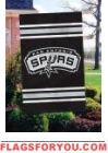 San Antonio Spurs Applique Banner Flag 44" x 28"