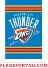 Oklahoma City Thunder Applique Banner Flag 44" x 28"