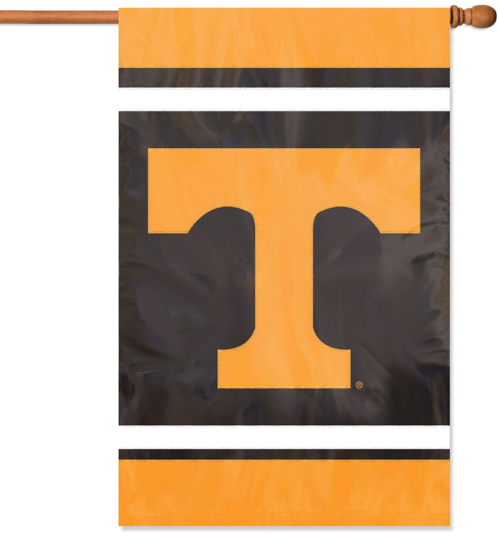 Tennessee Volunteers Applique Banner Flag 44" x 28"