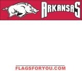 Arkansas Razorbacks Banner 8' x 2'