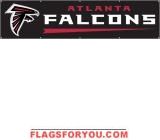 Falcons Banner 8' x 2'