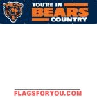 Bears Banner 8' x 2'
