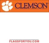 Clemson Tigers Banner 8' x 2'
