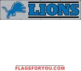 Lions Banner 8' x 2'
