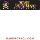 East Carolina Pirates Banner 8' x 2'
