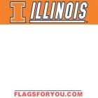 Illinois Fighting Illini Banner 8' x 2'