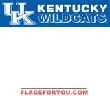 Kentucky Wildcats Banner 8' x 2'