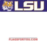 LSU Tigers Banner 8' x 2'