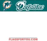 Dolphins Banner 8' x 2'
