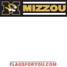 Missouri Tigers Banner 8' x 2'